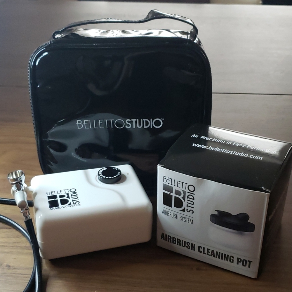 Belletto Studio Airbrush and Airbrush Cleaning Pot